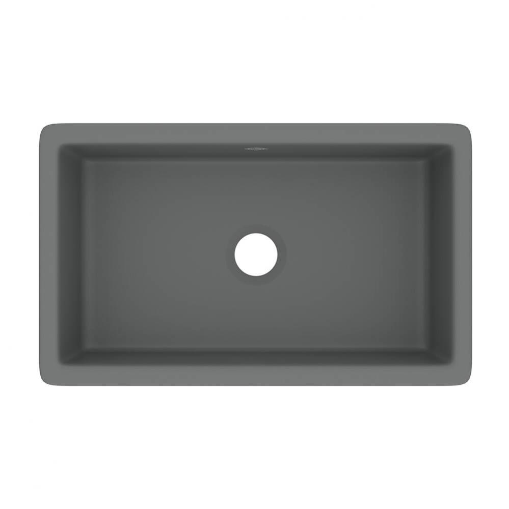 30'' Shaker Single Bowl Undermount Fireclay Kitchen Sink