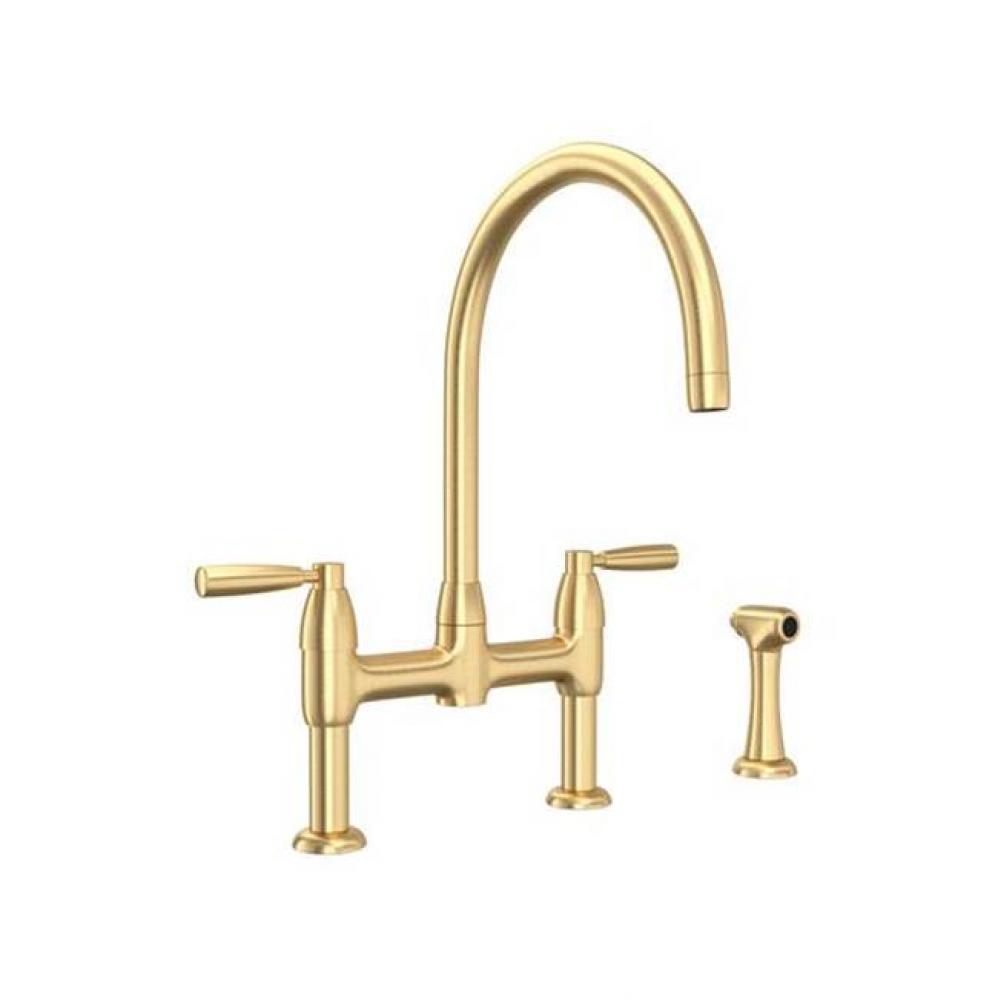 Holborn™ Bridge Kitchen Faucet With C-Spout and Side Spray