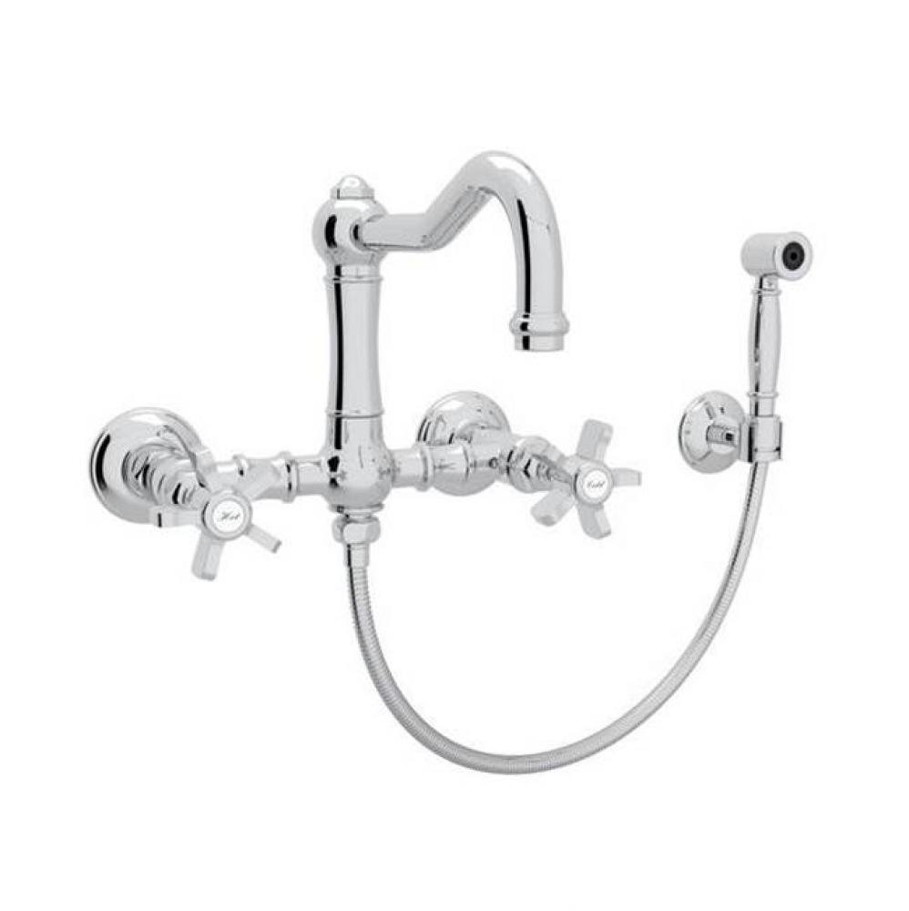Rohl Country Kitchen Wall Mounted Bridge Faucet
