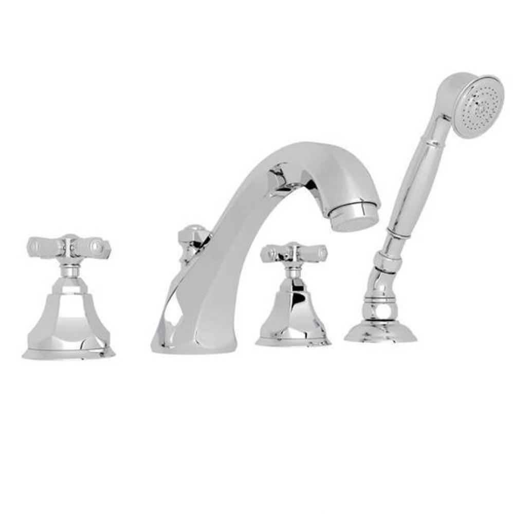 Rohl Palladian Four Hole Deck Mounted Tub Filler