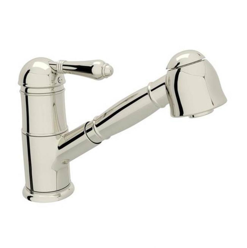 Rohl Country Kitchen Traditional Single Lever Single Hole Pullout Kitchen Faucet
