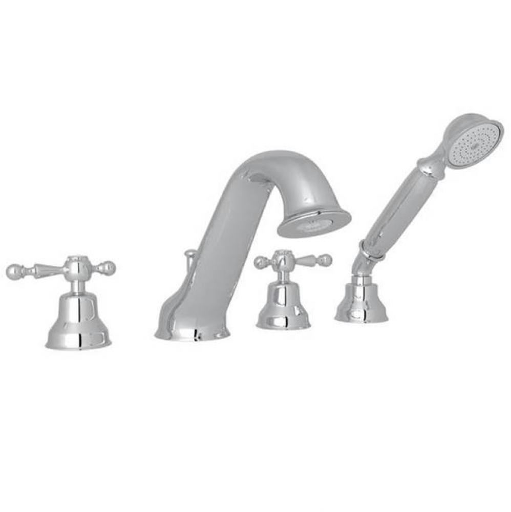 Rohl Arcana Four Hole Deck Mounted Tub Filler