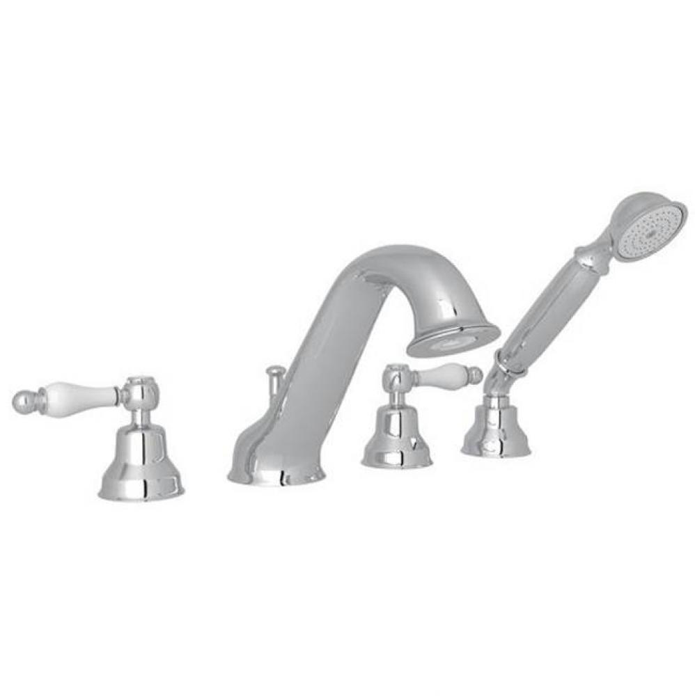 Rohl Arcana Four Hole Deck Mounted Tub Filler