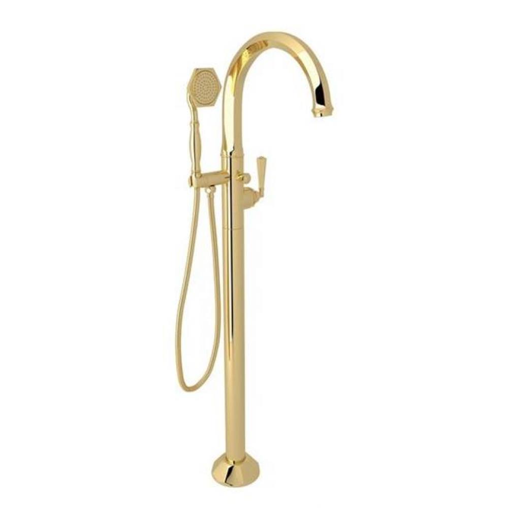 Rohl Palladian Trim Set Only With No Rough Valve Body To Single Hole Single Leg Floor Mounted Pill