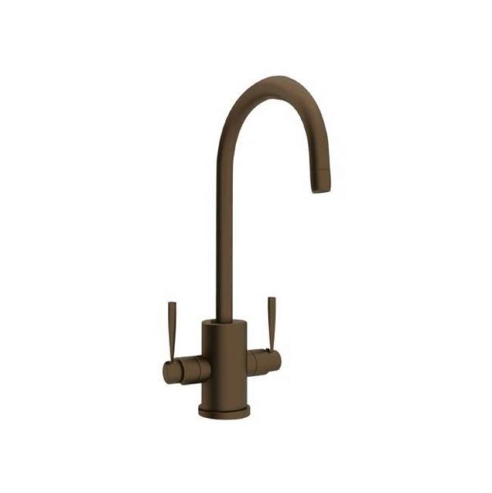 Perrin and Rowe Holborn Single Hole Bar Faucet With Round Body ''C'' Spout And