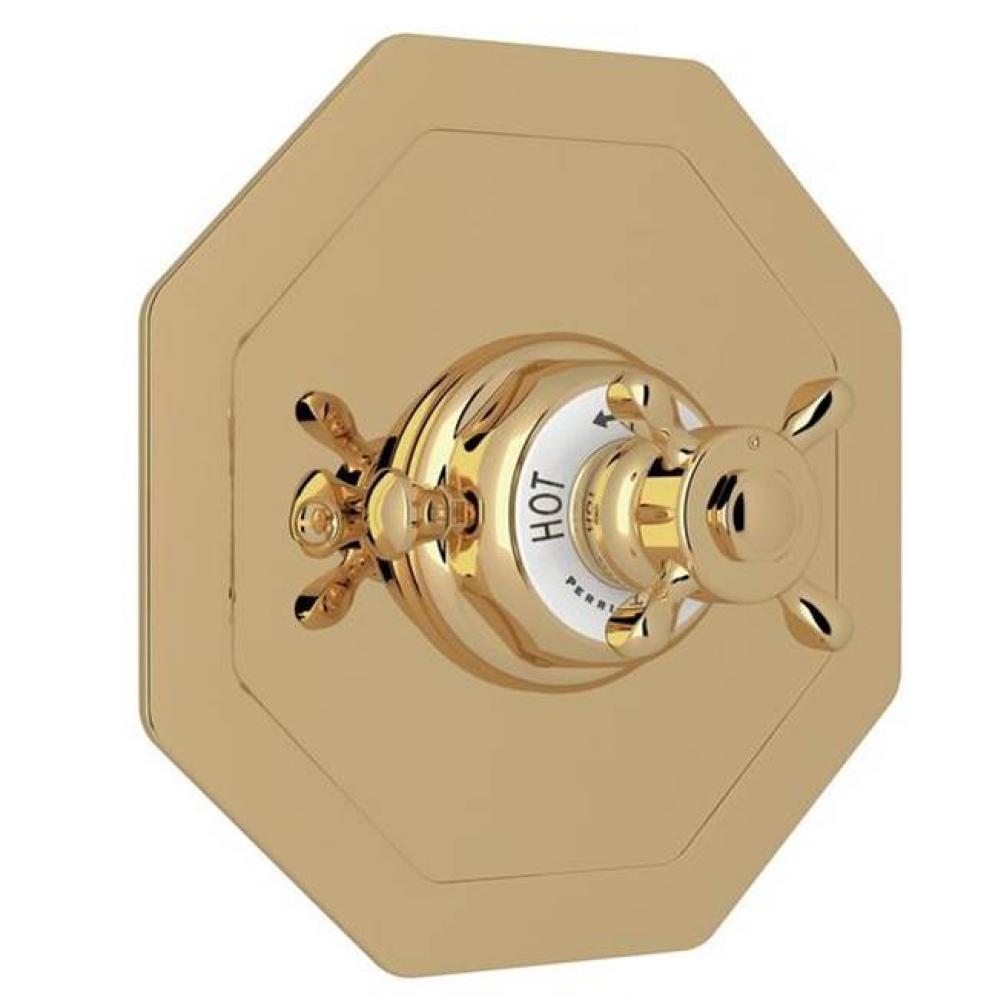 Edwardian™ 3/4'' Octagonal Thermostatic Trim Without Volume Control
