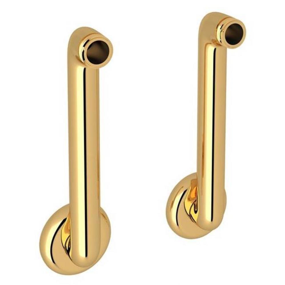 Rohl Arcana Pair Of Bathtub Or Wall Eccentric Unions 6'' Length