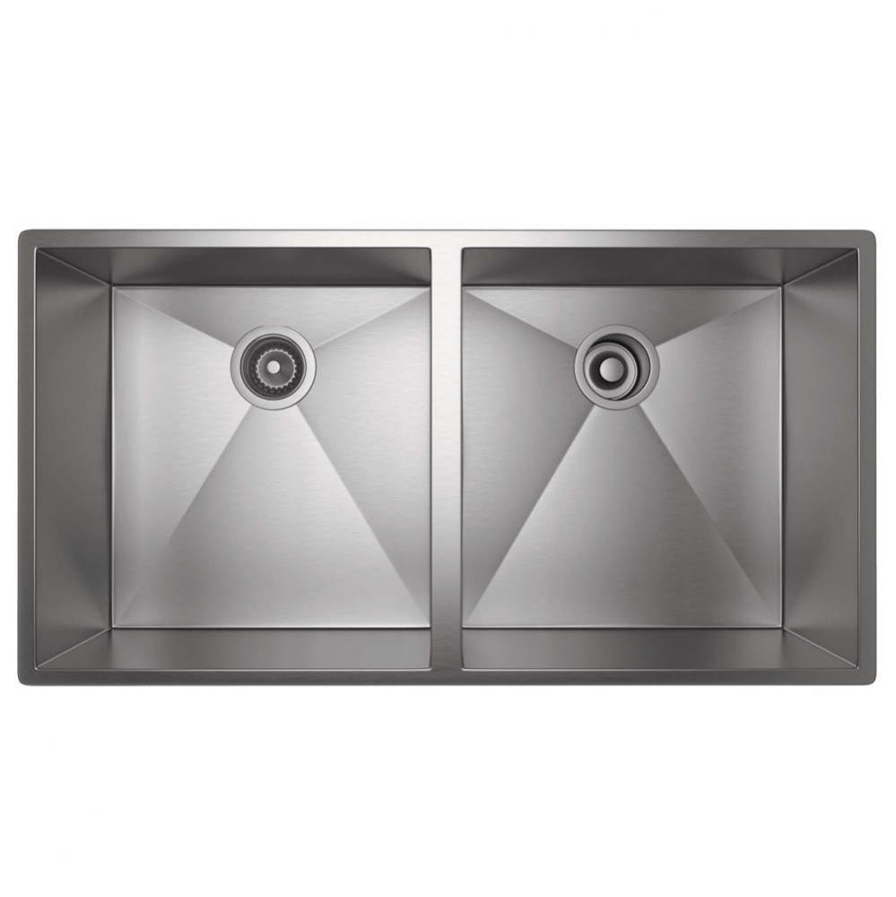 Forze™ 35'' Double Bowl Stainless Steel Kitchen Sink