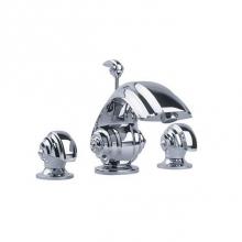 Rohl 601.30.300.APC-2 - Muschel 3 Hole Lavatory Widespraed Faucet In Polished Chrome