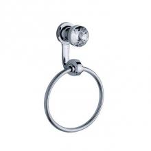 Rohl 605.00.047.APC - Palazzo Towel Ring In Polished Chrome
