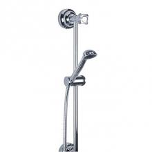 Rohl 607.13.300.APC - Aphrodite 33'' Sliding Rail Shower Set With Handshower And Hose In Polished Chrome