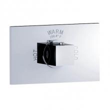 Rohl 626.40.520.PN.11 - Empire Royal Crystal Trim Set Only For 3/4'' Concealed Wall Mounted Thermostatic Shower