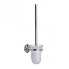 Rohl 637.00.000.APC - Cronos Wall Mounted Toilet Brush Holder Set In Polished Chrome