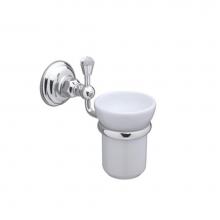 Rohl A1488CAPC - Rohl Country Bath Wall Mounted Single Tumbler Holder
