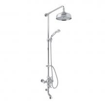 Rohl AC414L-APC - Rohl Cisal Exposed Thermostatic Shower And Bath Tub System Complete