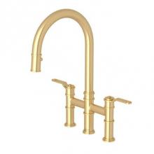 Rohl U.4549HT-SEG-2 - Armstrong™ Pull-Down Bridge Kitchen Faucet With C-Spout