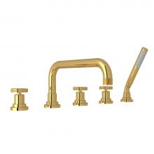 Rohl A3314IWULB - Campo™ 5-Hole Deck Mount Tub Filler