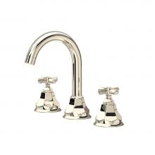 Rohl PN08D3XMPN - Palladian® Widespread Lavatory Faucet With C-Spout