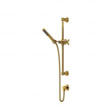 Rohl AKIT8073XMULB - Handshower Set With 21'' Slide Bar and Single Function Handshower