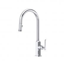 Rohl AP55D1LMAPC - Apothecary™ Pull-Down Kitchen Faucet With C-Spout