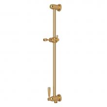 Rohl U.5350ULB - 24'' Slide Bar With Integrated Volume Control And Outlet