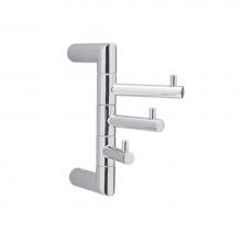 Rohl SY700-APC - Rohl Modern Architectural Wall Mounted Triple Robe Hook
