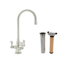 Rohl U.KIT1220LS-PN-2 - Georgian Era™ Three Handle Bar/Food Prep Filter Kitchen Faucet Kit