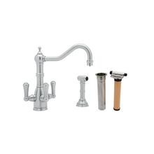 Rohl U.KIT1575LS-APC-2 - Kit Rohl Perrin & Rowe Filtration Country Three Lever Kitchen Faucet