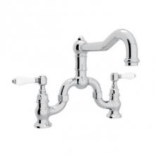 Rohl A1420LPAPC-2 - Rohl Country Kitchen Bridge Faucet