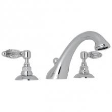 Rohl A1454LCAPC - Rohl Country Bath Viaggio Three Hole Deck Mounted Tub Filler
