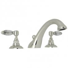 Rohl A1454LCPN - Rohl Country Bath Viaggio Three Hole Deck Mounted Tub Filler