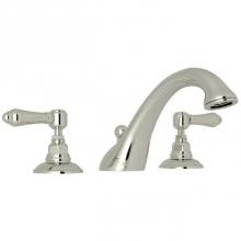 Rohl A1454LMPN - Rohl Country Bath Viaggio Three Hole Deck Mounted Tub Filler