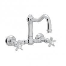 Rohl A1456XAPC-2 - Rohl Country Kitchen Wall Mounted Bridge Faucet