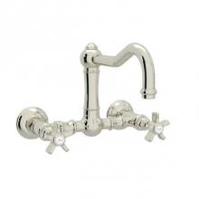 Rohl A1456XPN-2 - Rohl Country Kitchen Wall Mounted Bridge Faucet