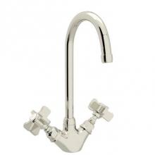 Rohl A1467XPN-2 - Rohl Country Kitchen Bar/Food Prep Mixer Faucet 5'' ''C'' Spout