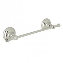 Rohl A1483CPN - Rohl Country Bath 12'' Single Towel Bar Rail