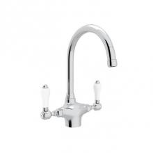 Rohl A1676LPAPC-2 - Rohl Country Kitchen Single Hole Faucet