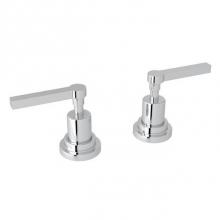 Rohl A2211LMAPC - Rohl Lombardia Bath Pair Of 1/2'' Hot And Cold Sidevalves Only