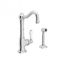 Rohl A3650LPWSAPC-2 - Acqui® Kitchen Faucet With Side Spray