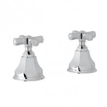 Rohl A7922XMAPC - Rohl Palladian Pair Of 3/4'' Hot And Cold Sidevalves Only