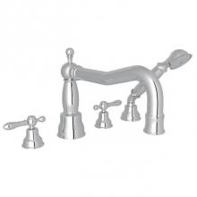 Rohl AC262LM-APC - Arcana™ 4-Hole Deck Mount Tub Filler With Column Spout