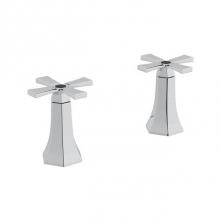 Rohl BE120X-APC - Rohl Bellia Bath Pair Of 1/2'' Hot And Cold Sidevalves Only In Polished Chrome With Meta