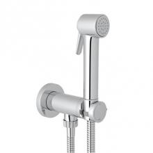 Rohl E37005APC - Bossini Paloma Wall Mounted Bidet Set With Safety Valve In Polished Chrome Includes Brass Handspra
