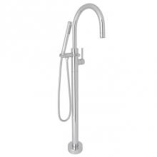 Rohl M1687LMAPC/TO - Rohl Modern Trim Set Only With No Rough Valve Body To Single Hole Single Leg Floor Mounted Pillar