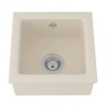 Rohl RC1515PCT - Lancaster™ 15'' Single Bowl Fireclay Bar/Food Prep Kitchen Sink