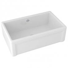 Rohl RC3017WH - Egerton™ 30'' Single Bowl Farmhouse Apron Front Fireclay Kitchen Sink