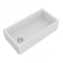 Rohl RC3618WH - Lancaster™ 36'' Single Bowl Farmhouse Apron Front Fireclay Kitchen Sink