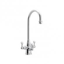 Rohl U.1220LS-APC-2 - Georgian Era™ Three Handle Bar/Food Prep Filter Kitchen Faucet