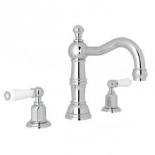 Rohl U.3720L-APC-2 - Edwardian™ Widespread Lavatory Faucet With Column Spout