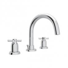 Rohl U.3956X-APC-2 - Holborn™ Widespread Lavatory Faucet With C-Spout